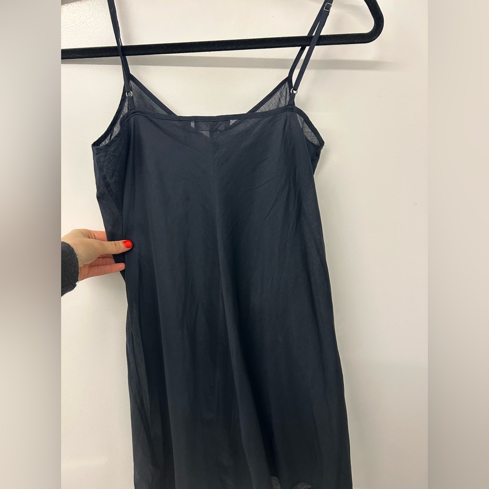 Like-New Theory Navy Slip Dress 0